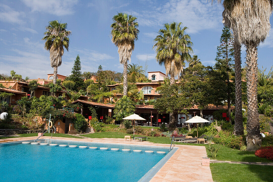 Schwimmbad im Quinta Splendida Wellness and Botanic Garden Resort Hotel, Canico, Madeira, Portugal