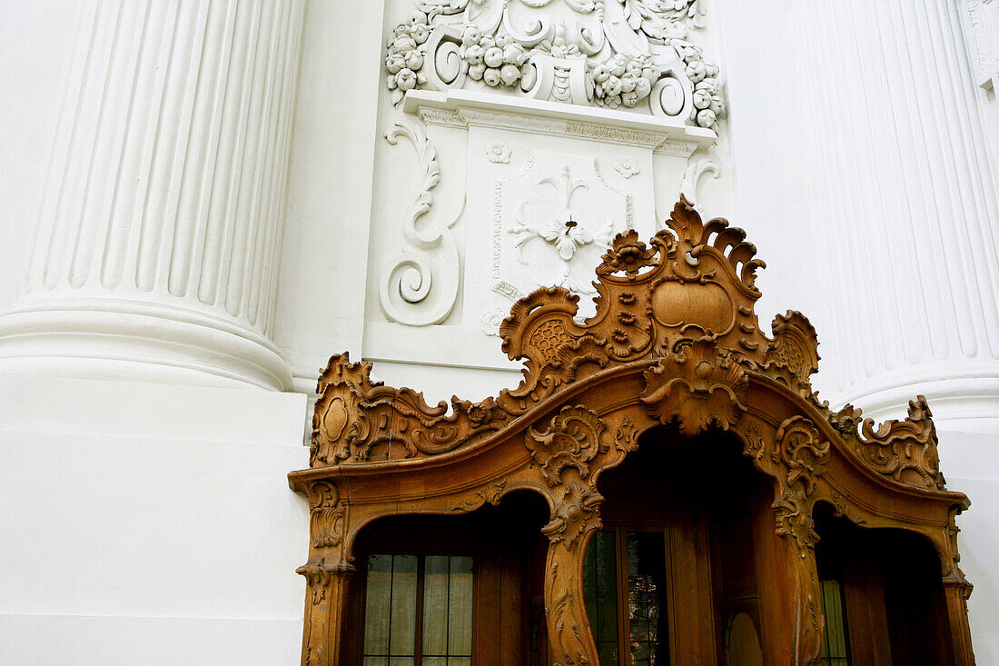 Confessional box, Theatine Church, Munich, Bavaria, Germany