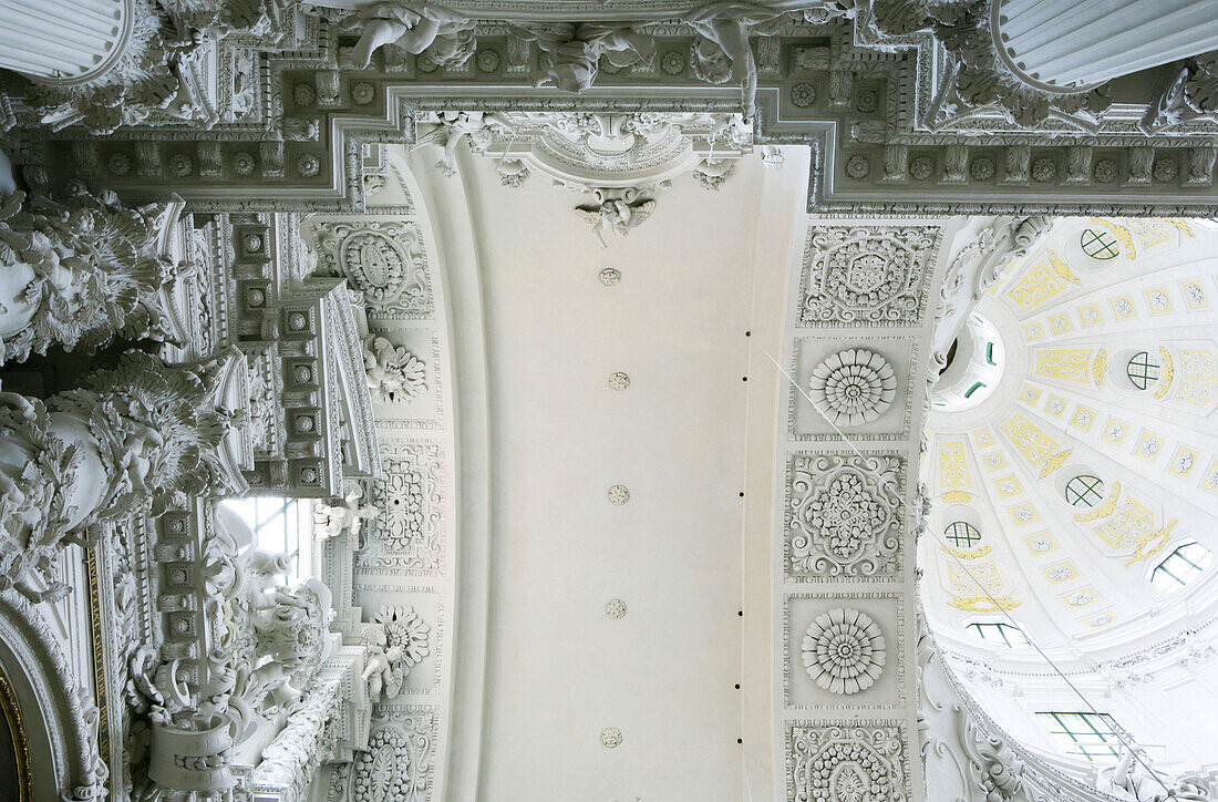 Decke, Theatinerkirche, München, Bayern, Deutschland