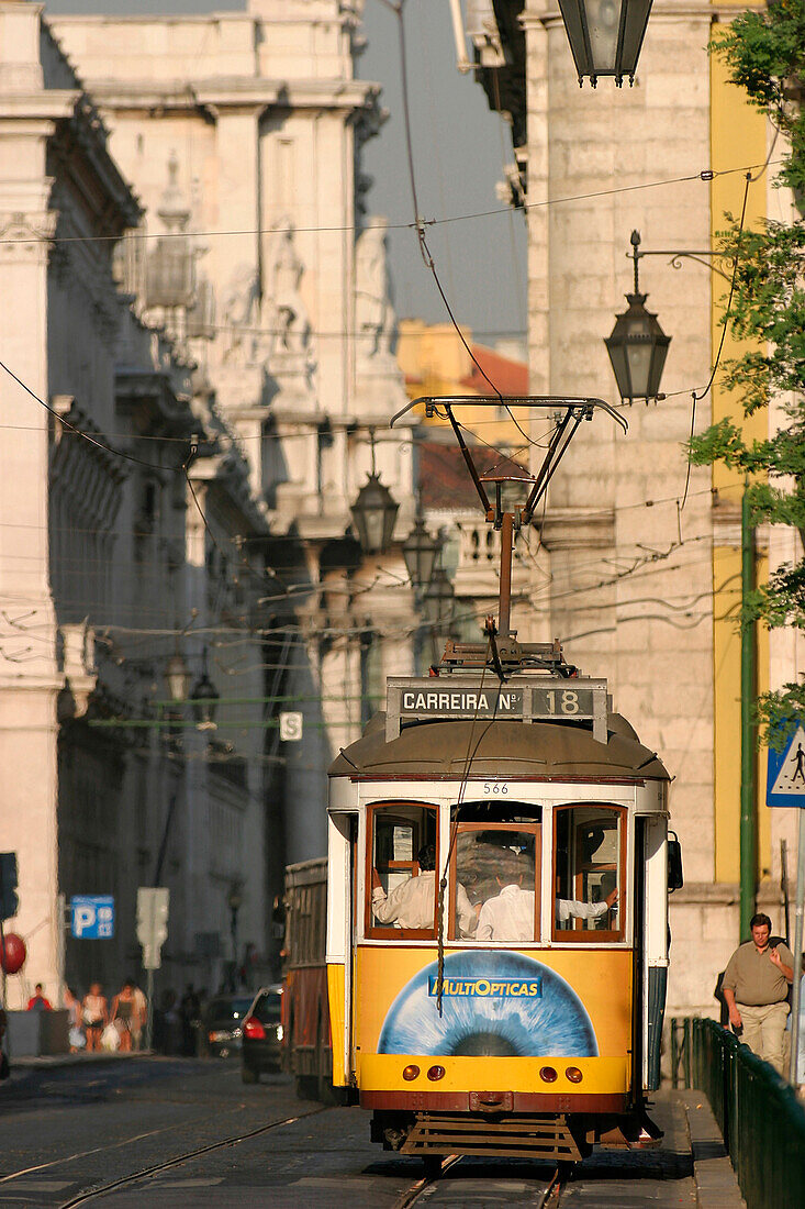 Tramway, Lisbon, Portugal