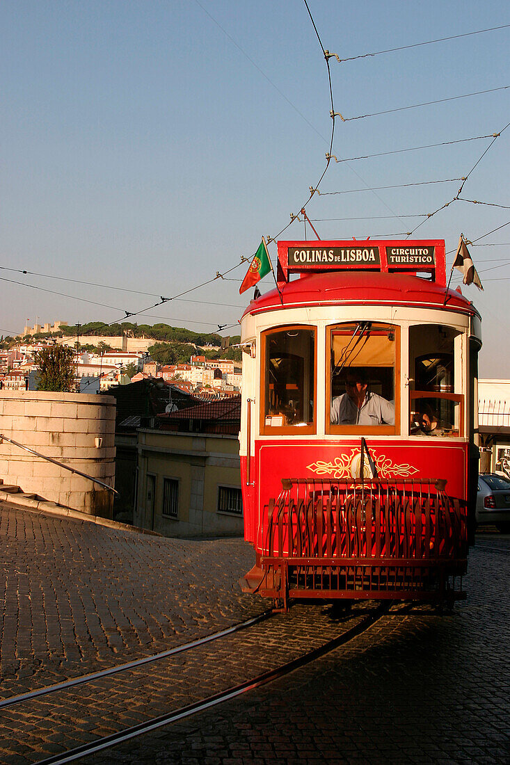Tourist Tramway, Lisbon, Portugal