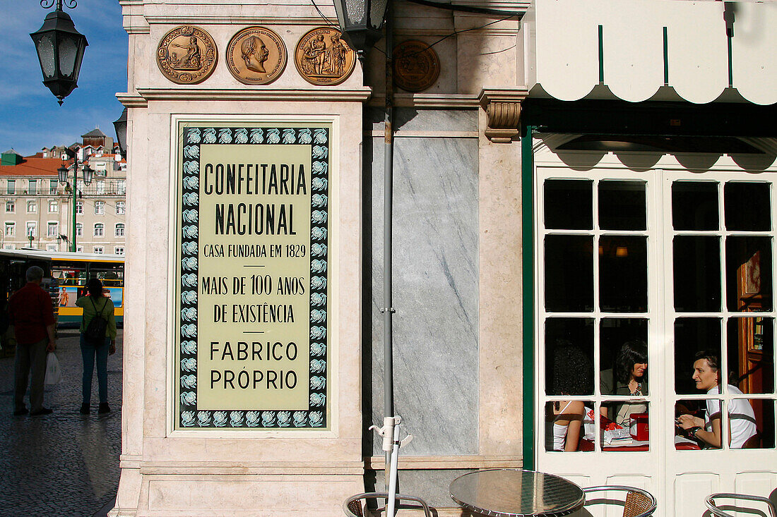 Confeitaria Nacional (Pasteleria), Pastry Shop And Tea Salon, Rossio District, Lisbon, Portugal