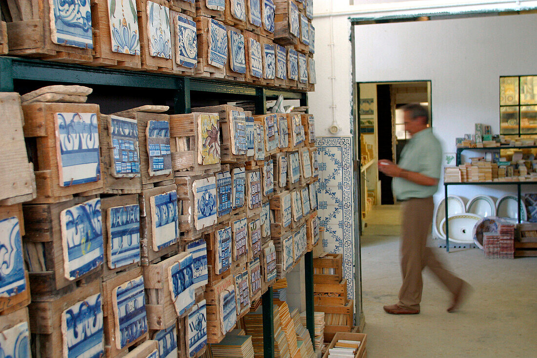 Azulejos Makers And Sale Of Old Azulejos, Ceramica De Bicesse, Cascais Region, Portugal