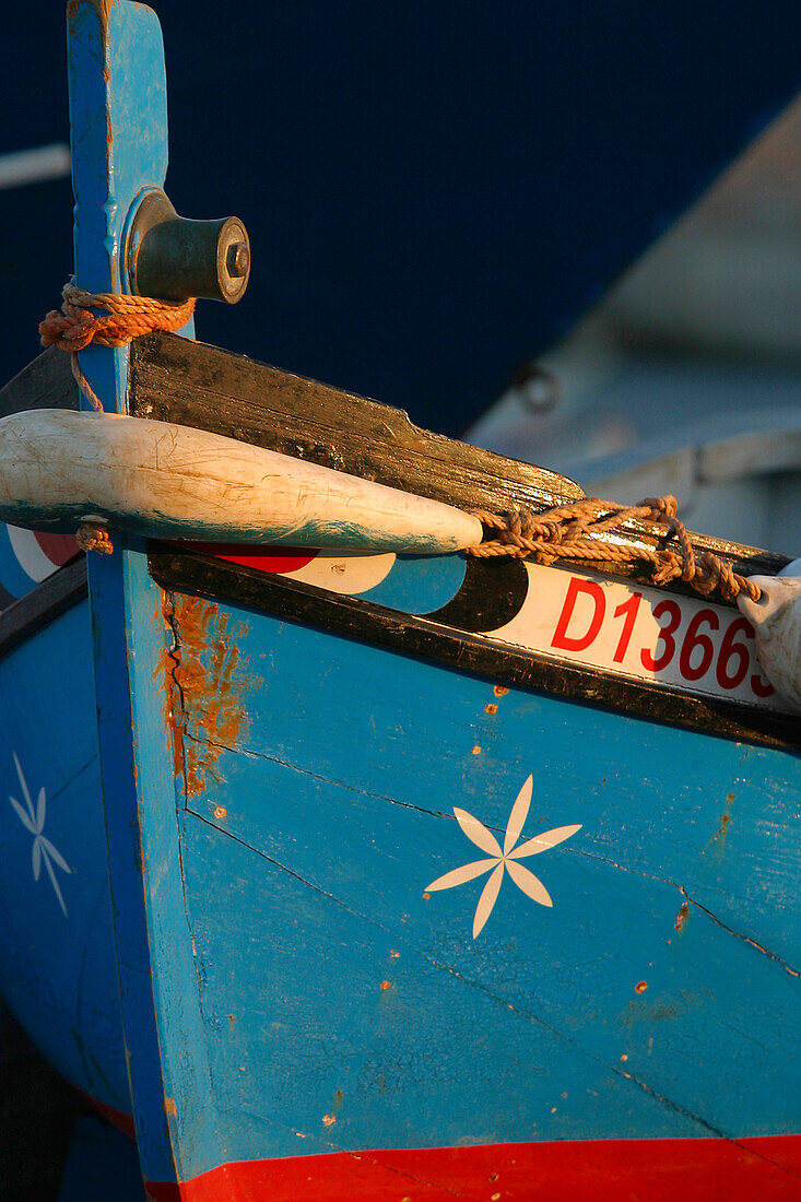 Traditional Fishing Boat, Port Of Cascais, La Costa Do Estoril Region, Portugal