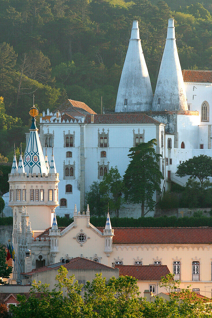 Museum Of Modern Art And National Palace Of Sintra (Palacio National De Sintra), Sintra, Portugal