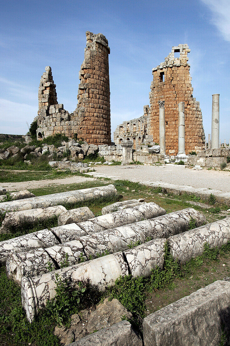 Antique Site Of Perge, 2 Centuries Bc, Antalya Region, Turkey