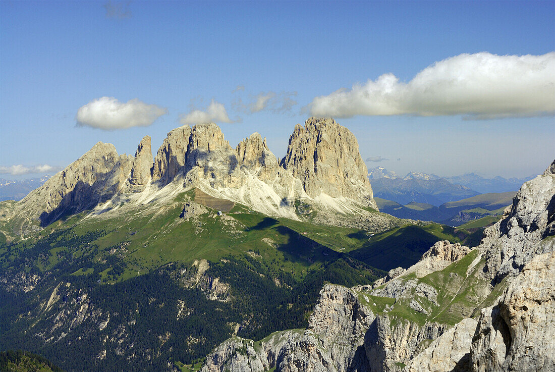 Langkofelgruppe, Dolomiten, Trentino-Südtirol, Italien