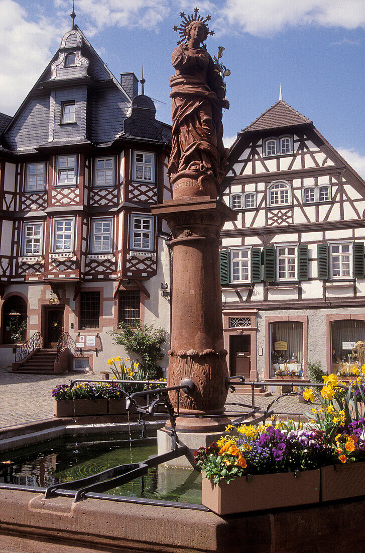 Heppenheim, Marktplatz, Hessen, Deutschland