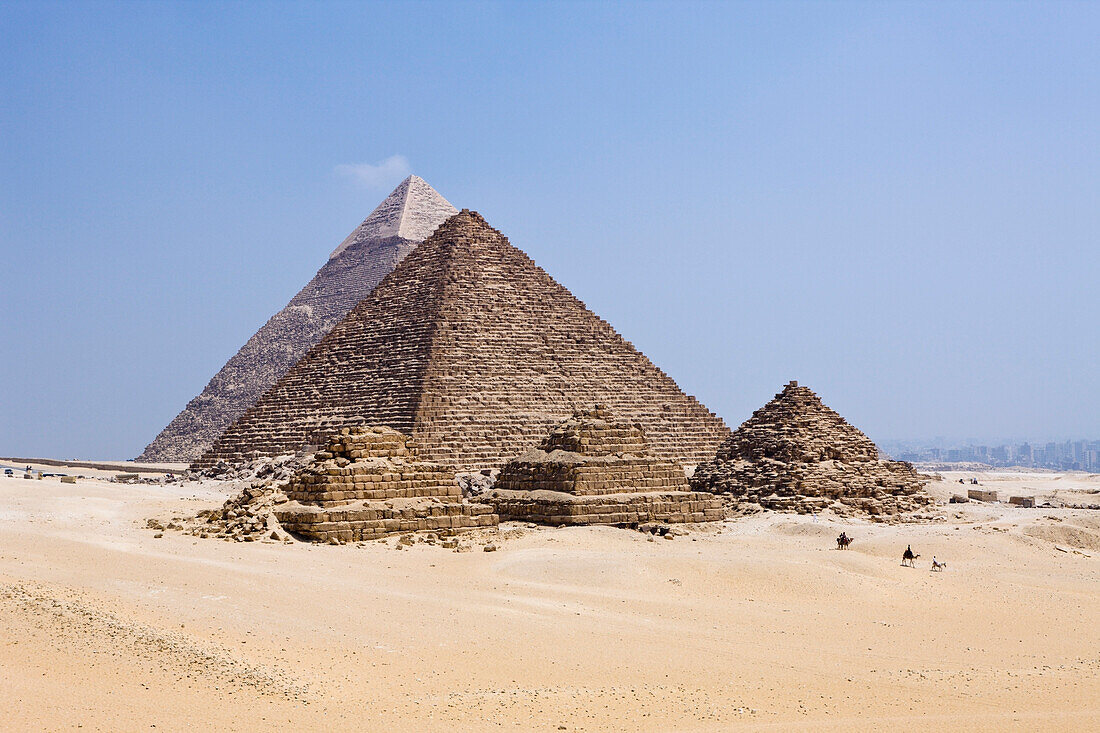 Pyramiden von Gizeh, Aegypten, Kairo