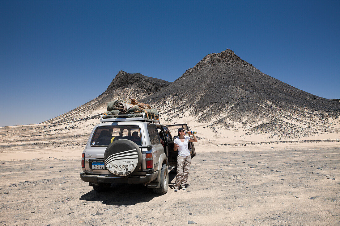 Jeeptour in Schwarze Wueste, Aegypten, Libysche Wueste