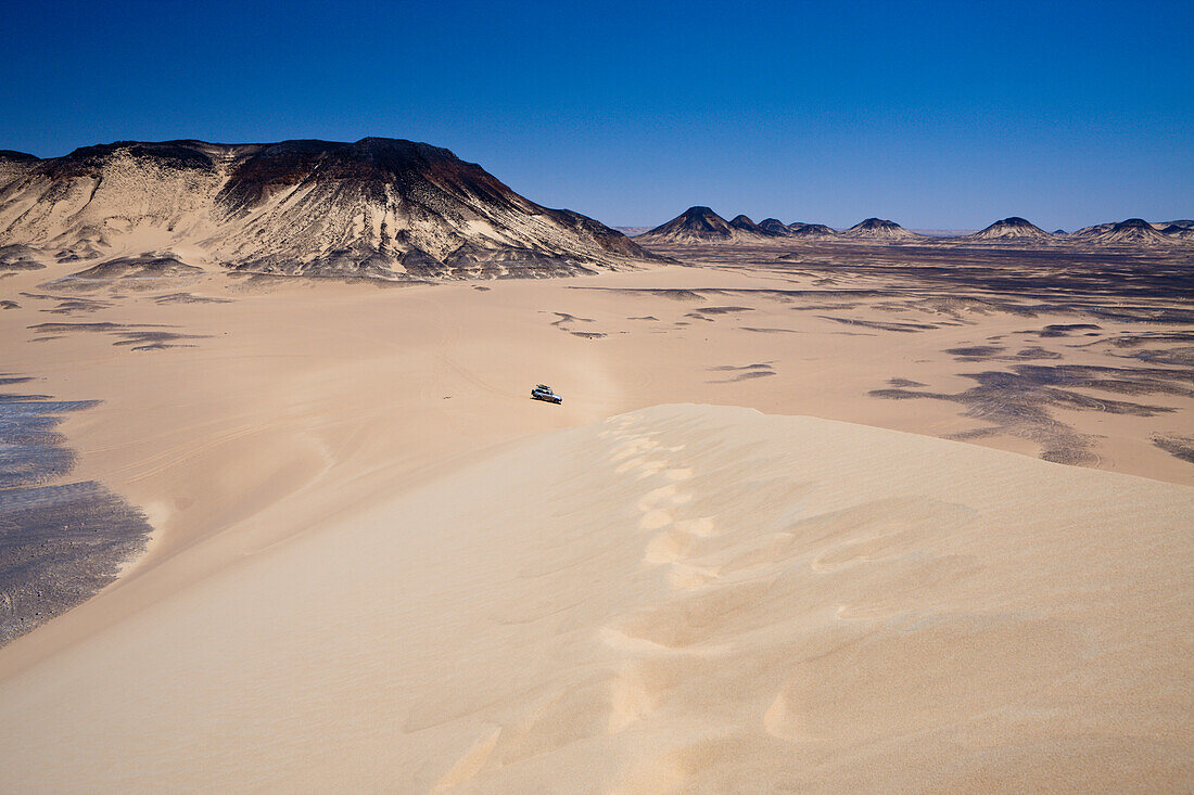 50-Meter Dune in Black Desert, Egypt, Libyan Desert