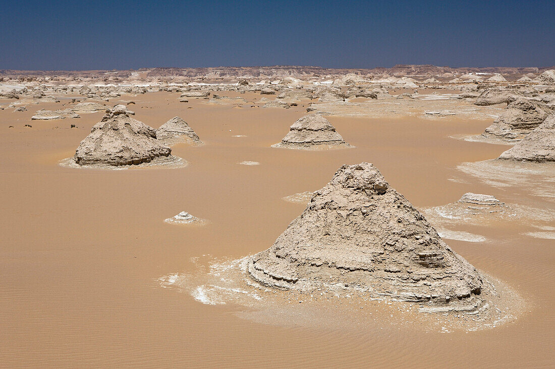 Landschaft in Nationalpark Weisse Wueste, Aegypten, Libysche Wueste