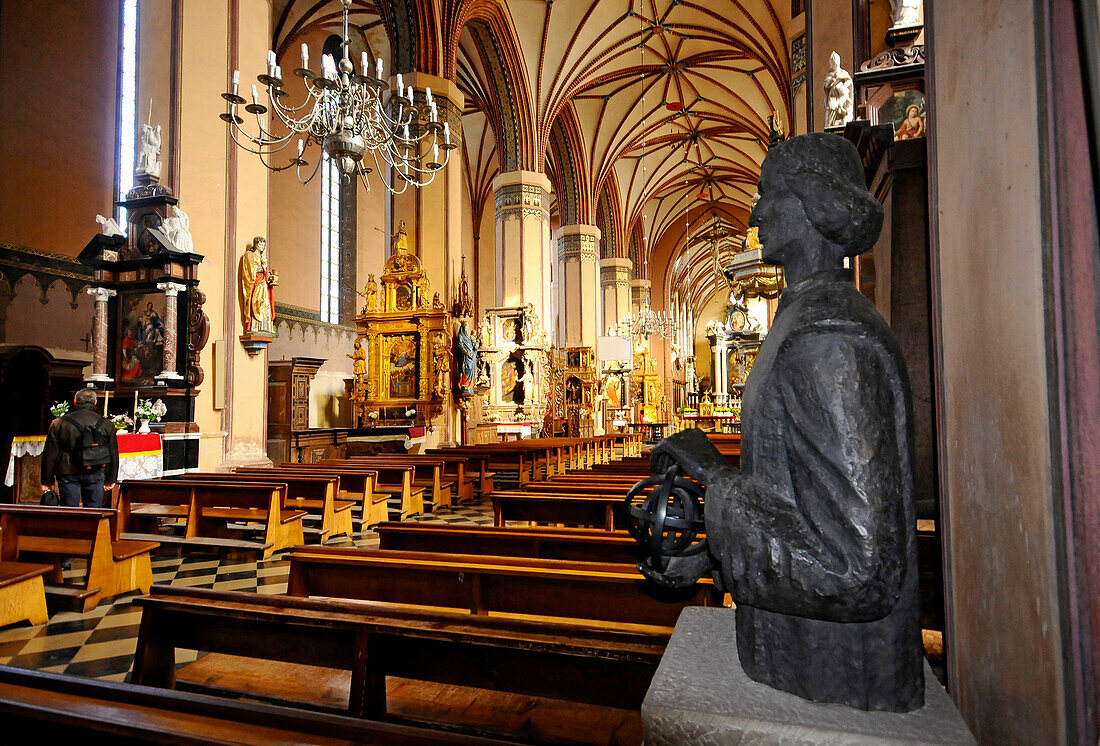 Kopernikus in the cathedral of Fromborg, Masuria, Baltic coast, Poland, Europe
