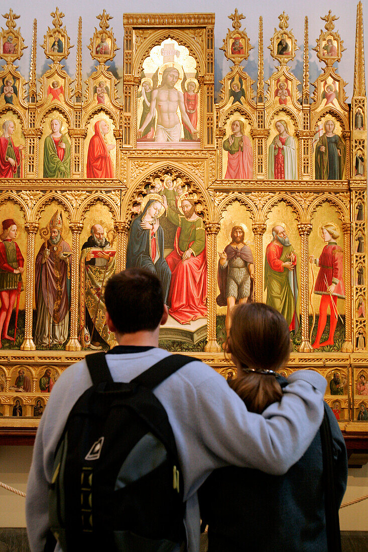 Hall In The Vatican Museum, Rome, Italy