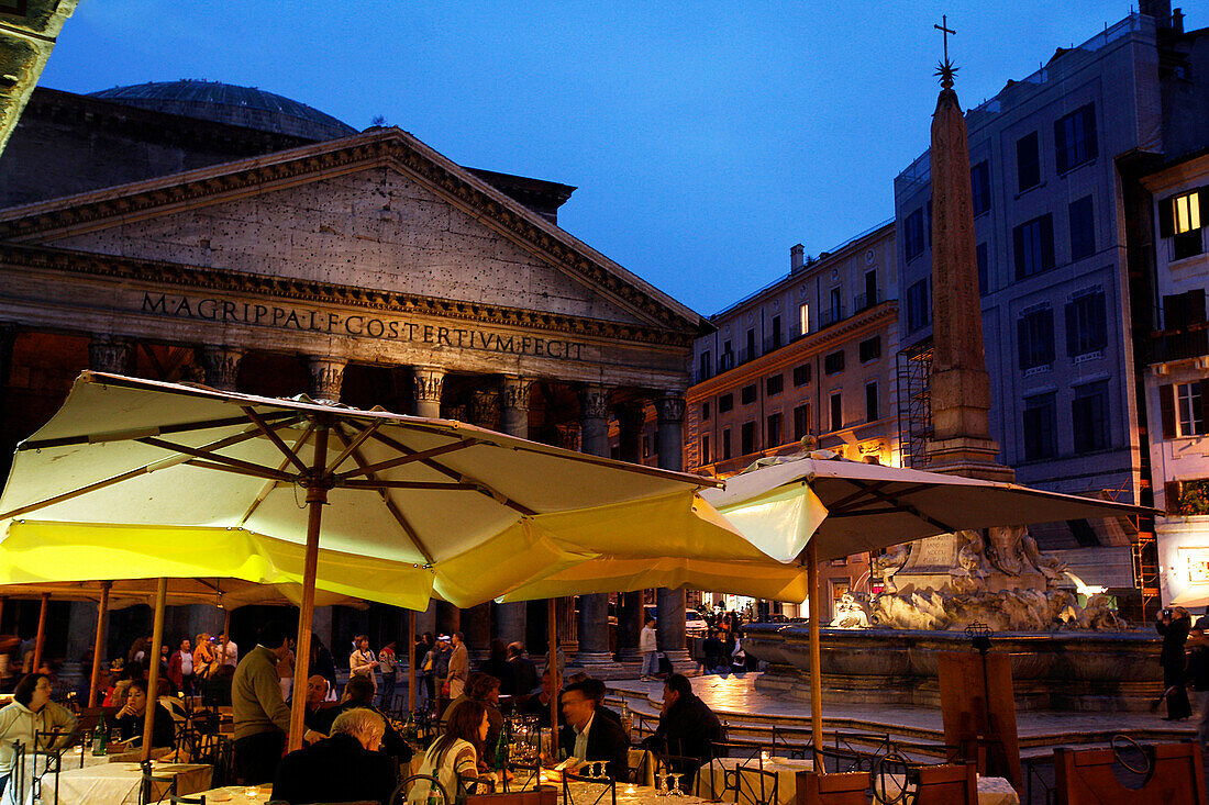 Sidewalk Cafe, Piazza Della Rotonda, Pantheon, Rome