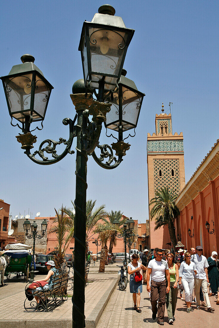Mosque In The Casbah, Marrakech, Morocco, Maghrib, North Africa