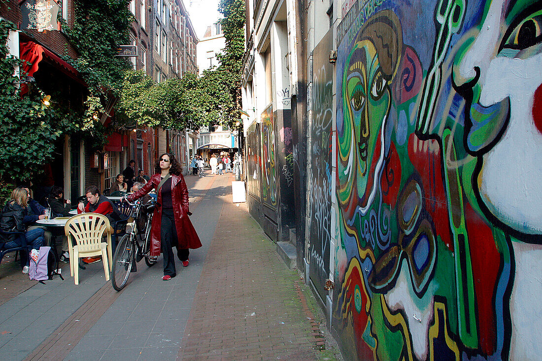 Street Ambiance, Begijnensteeg Passage, Amsterdam, Netherlands