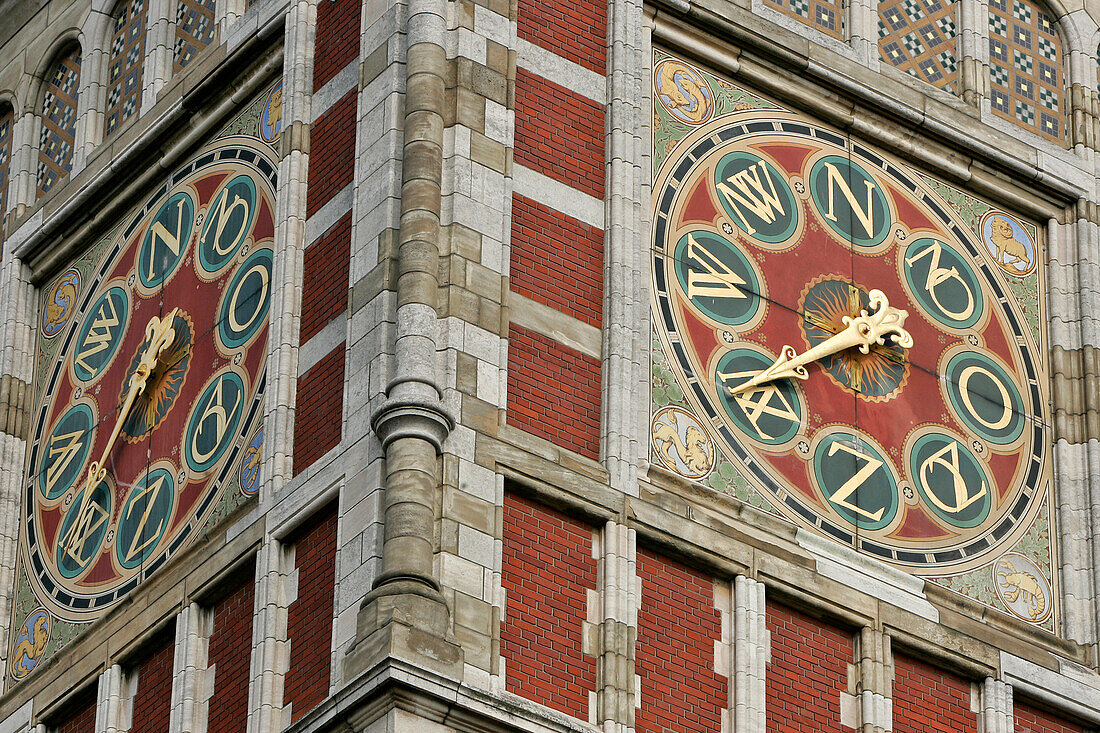 Detail Of The Main Train Station, Amsterdam, Netherlands