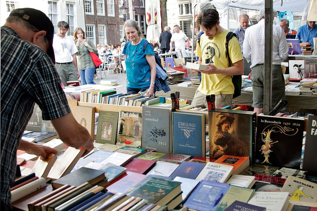 Book Market, 'Boekenmarkt', Spui, Amsterdam, Netherlands