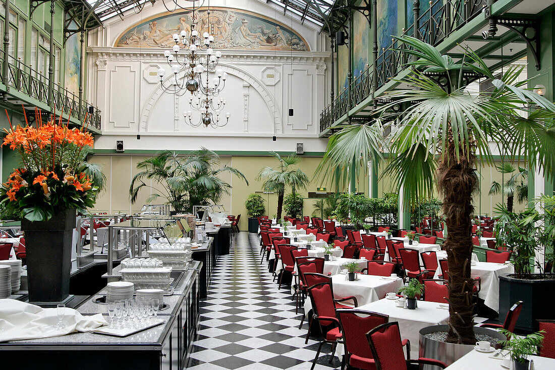 Winter Garden, Hotel Krasnapolsky, Dam Square, Amsterdam, Netherlands