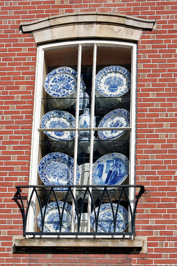 Delftshop, Delftware Store, Muntplein, Amsterdam, Netherlands