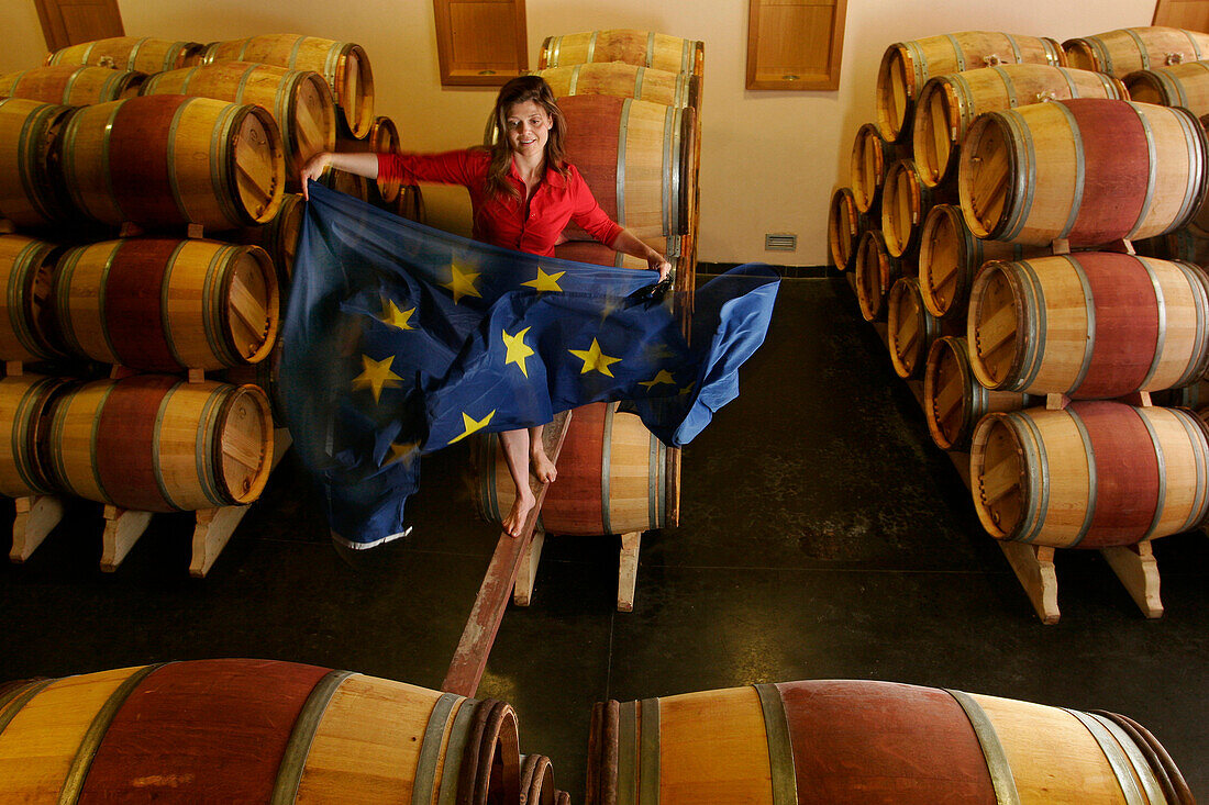 Paz Espejo, Oenologist, Technical Director Of The Maison Cordier In The Bordeaux Region, Gironde (33)