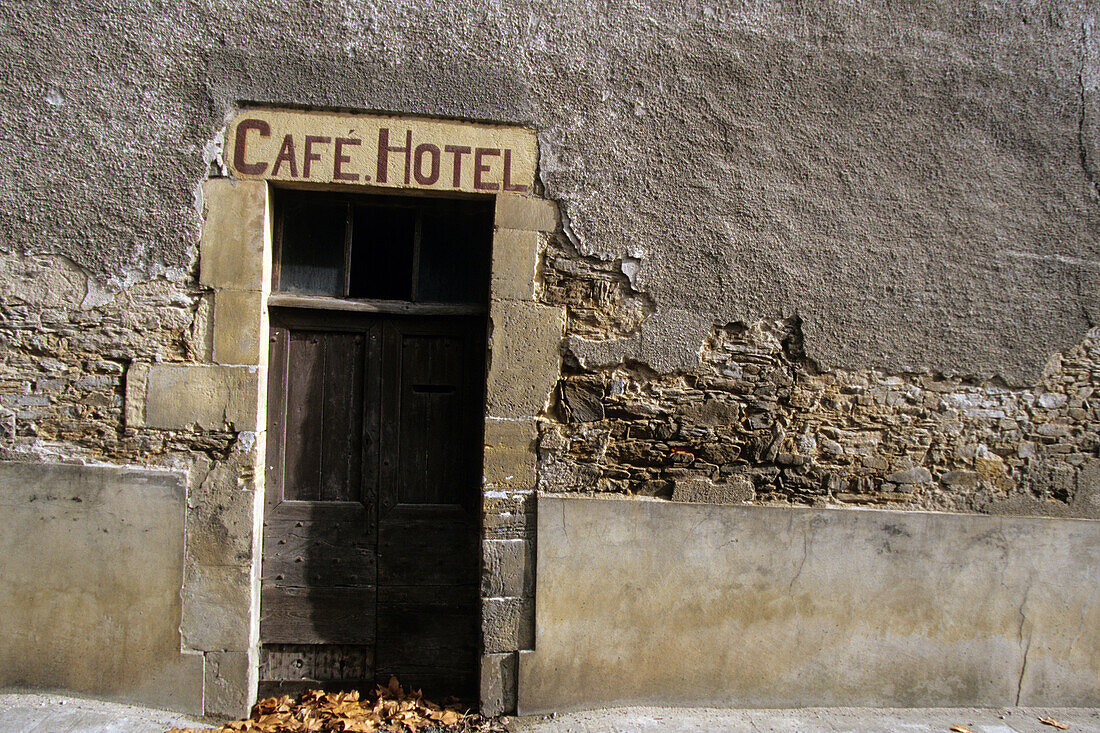 Cafe Hotel, The Dying Off Of Village Bars And Restaurants And Hotels, Rurale Desertification, France