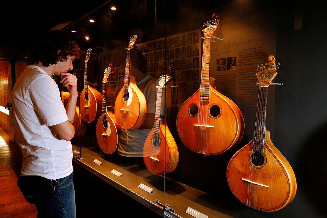 Portuguese Guitar, Casa-Museu Do Fado E Da Guitarra Portuguesa, The Fado And Portuguese Guitar Museum Of Lisbon, Portugal, Europe