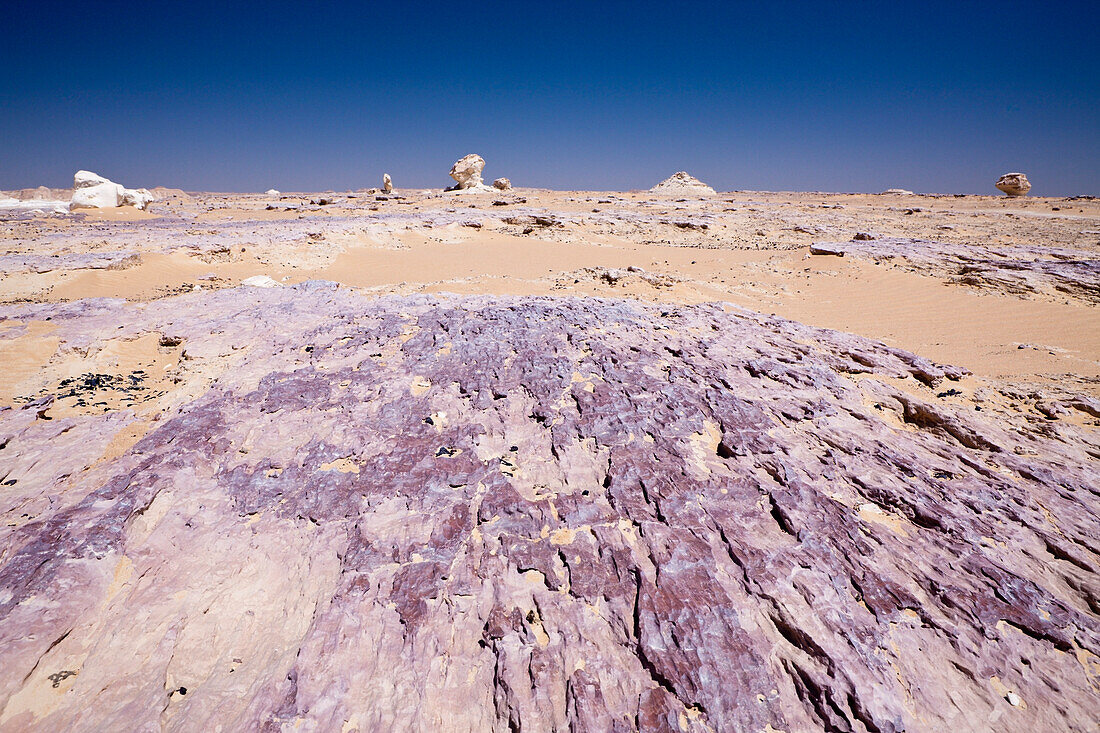 Landscape of White Desert National Park, Libyan Desert, Egypt