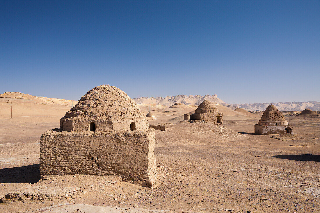 Tombs at El Qasr in Dakhla Oasis, Libyan Desert, Egypt