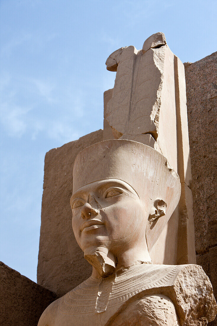 Statue at Karnak Temple, Luxor, Egypt