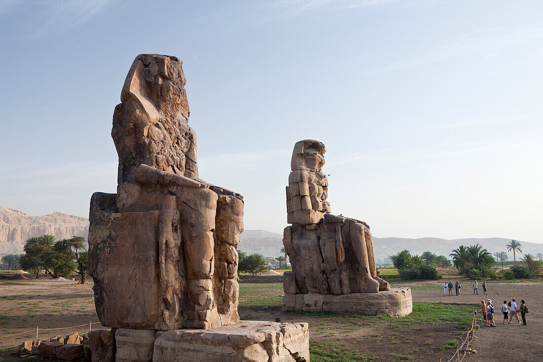 Memnon-Kolosse, Luxor, Ägypten