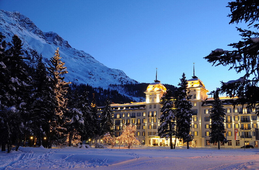 Grand Hotel Kempinski, St. Moritz, Engadin, Graubünden, Schweiz