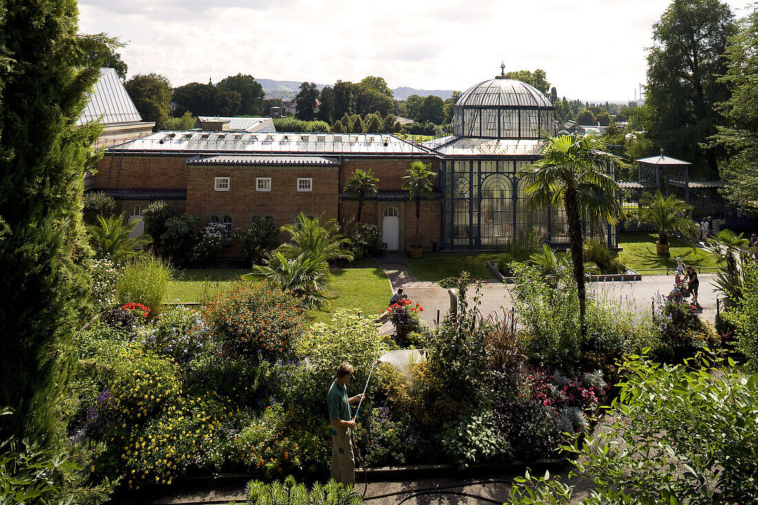 Zoological and botanical gardens, Wilhelma, Maurisches Landhaus, Stuttgart, Baden-Württemberg, Germany, Europe