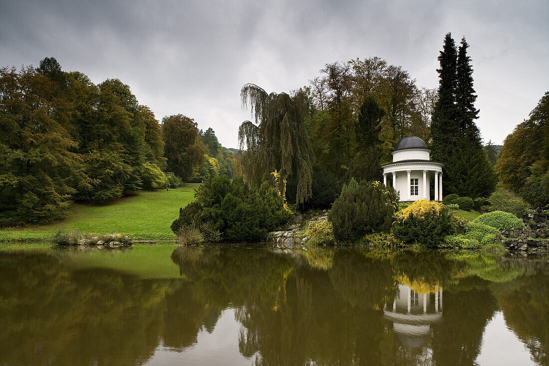 Apollo Tempel im Bergpark Wilhelmshöhe, der größte Bergpark in Europa, Kassel, Hessen, Deutschland, Europa