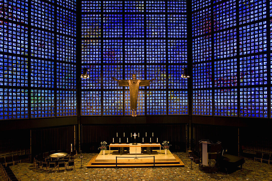 Kaiser Wilhelm Gedächtniskirche, Breitscheidplatz, Berlin, Deutschland, Europa