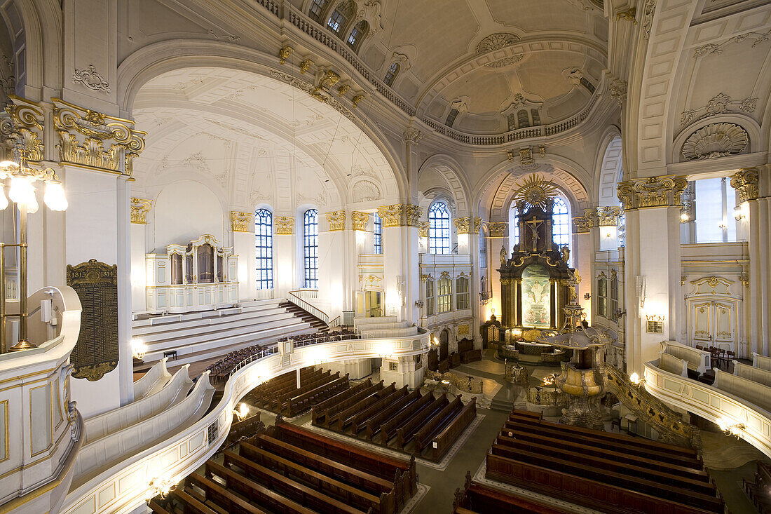 Kirche Sankt Michaelis, genannt Michel, Hamburg, Deutschland, Europa