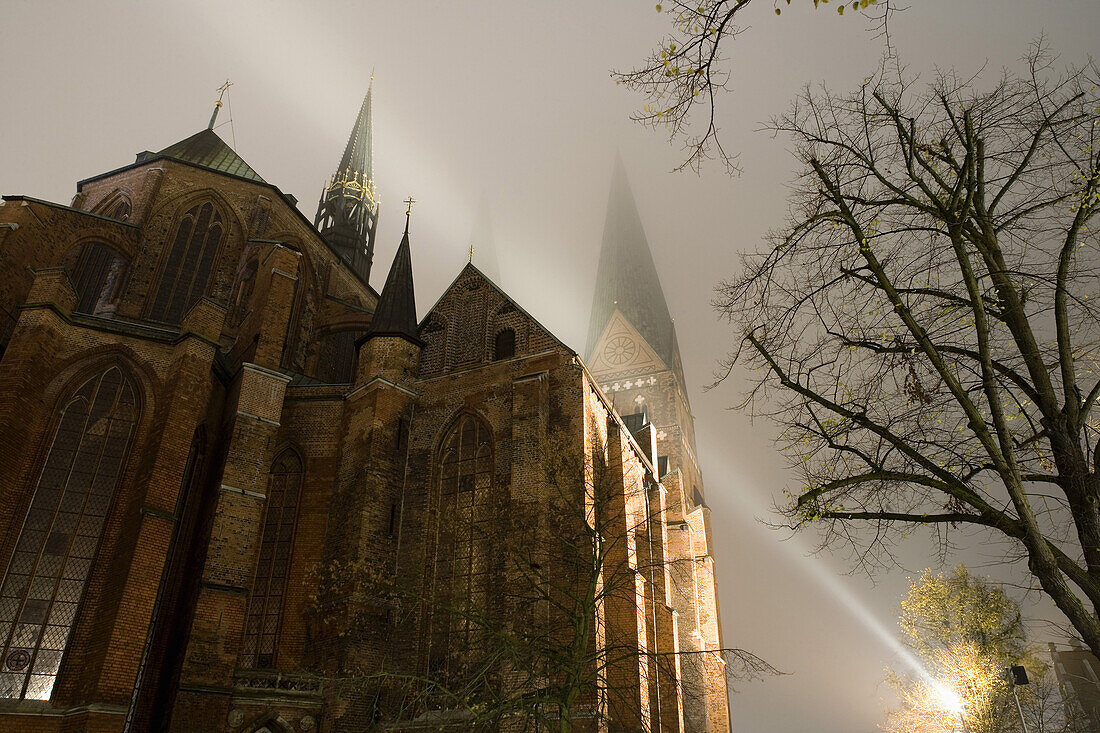 Lübecker Marienkirche, St. Marien zu Lübeck, Hansestadt Lübeck, Schleswig-Holstein, Deutschland, Europa, UNESCO-Weltkulturerbe