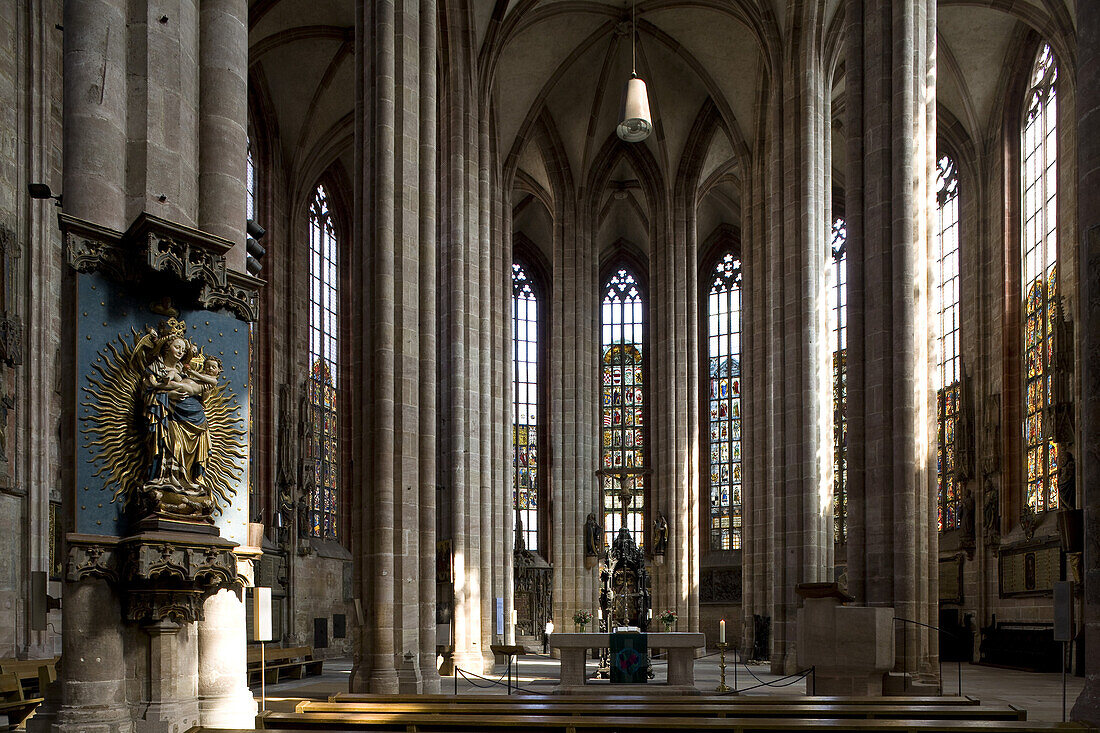 St. Sebald, Sebalduskirche in Nürnberg, Nürnberg, Bayern, Deutschland, Europa