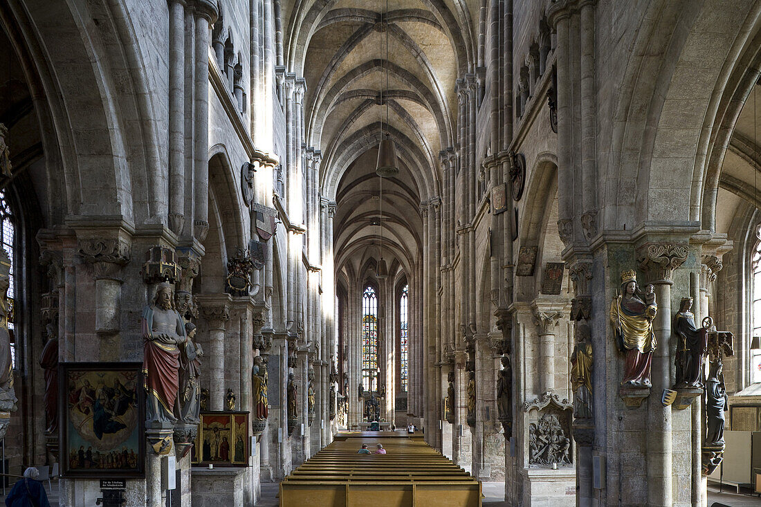 St. Sebaldus church, Sebalduskirche in Nuremberg, Nuremberg, Bavaria, Germany, Europe