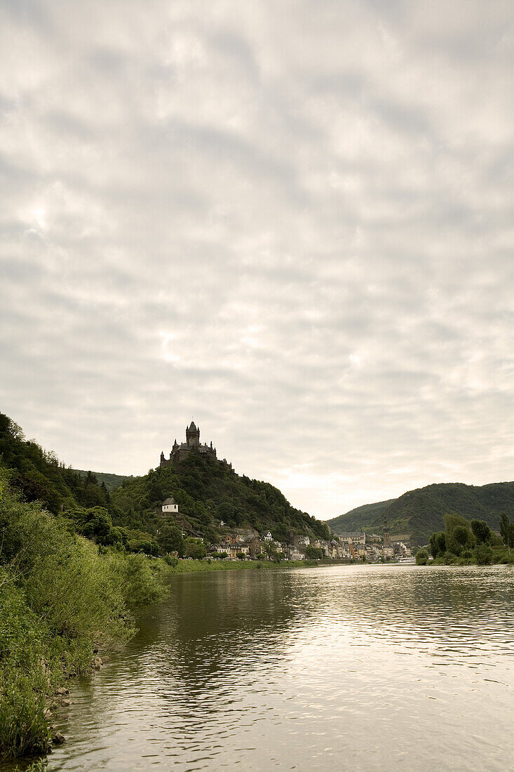 Cochem castle, Reichsburg Cochem, Cochem in the Mosel valley, Rhineland-Palatinate, Germany, Europe