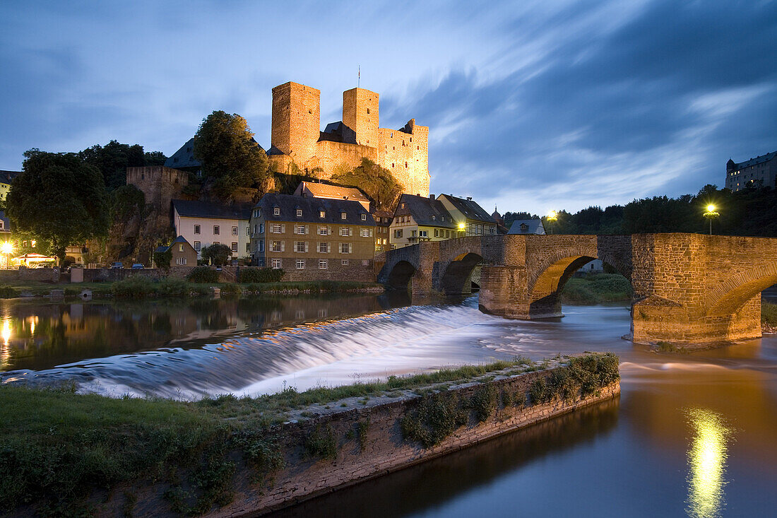 Burg Runkel an der Lahn, Hessen, Deutschland, Europa