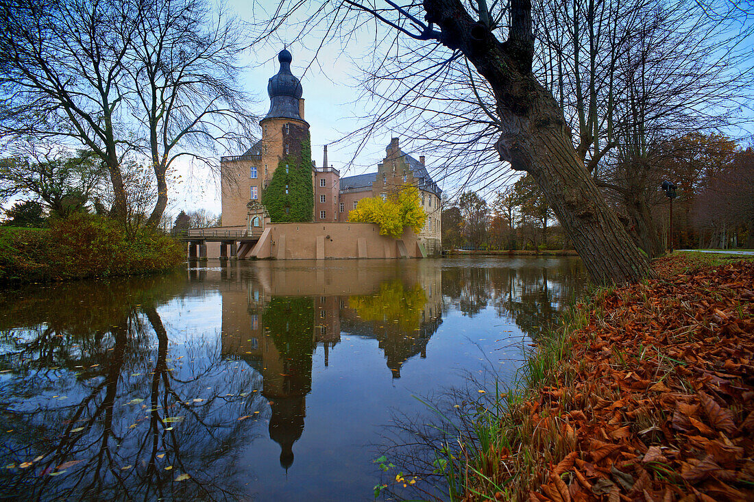 Wasserschloss Gemen, Borken, Münsterland, Nordrhein-Westfalen, Deutschland