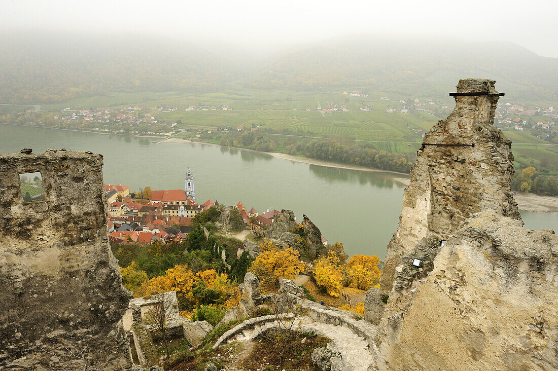 Burgruine Dürnstein, Dürnstein, Wachau, Niederösterreich, Österreich