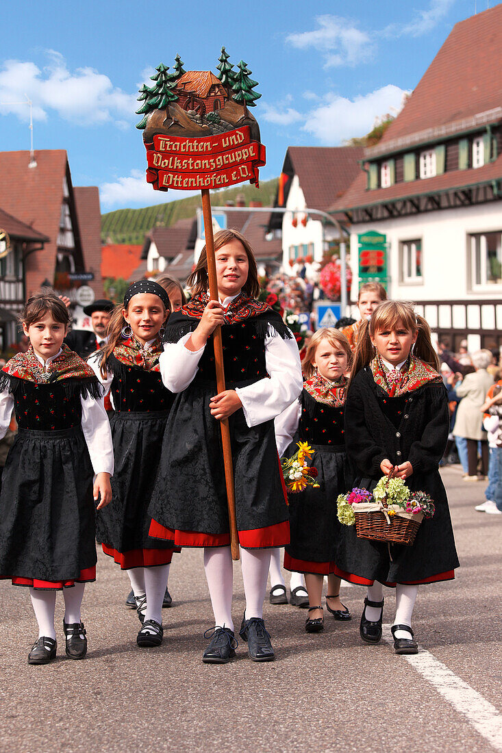 Wein- und Erntedankfest, Sasbachwalden, Baden-Württemberg, Deutschland