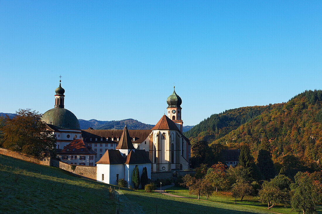St. Trudpert, ein Benediktinerkloster im Südschwarzwald, Münstertal, Baden-Württemberg, Deutschland