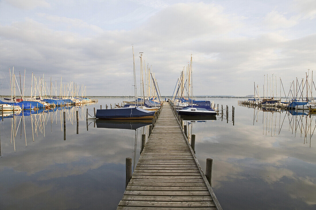 Yachthafen, Steinhuder Meer, Niedersachsen, Deutschland