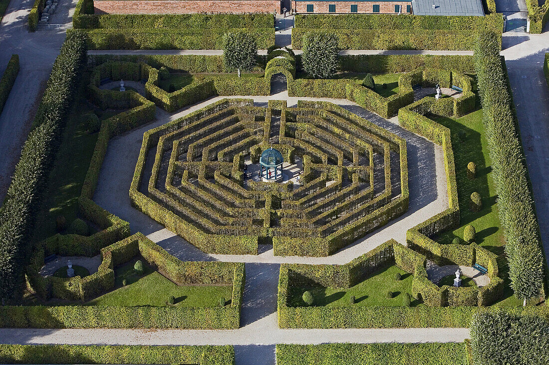 Irrgarten, Herrenhäuser Gärten, Hannover, Niedersachsen, Deutschland