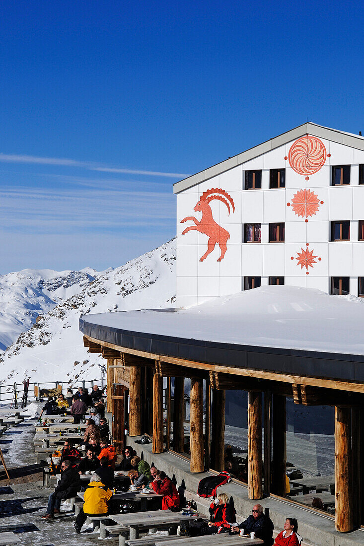 Chamänna-Hütte, Diavolezza, Sankt Moritz, Graubuenden, Schweiz