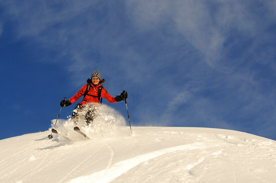 Ski touring, Grosser Jaufen, Pragser Tal, Hochpustertal, Alto Adige, Italy
